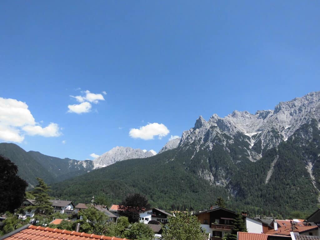 Aussicht auf Karwendel